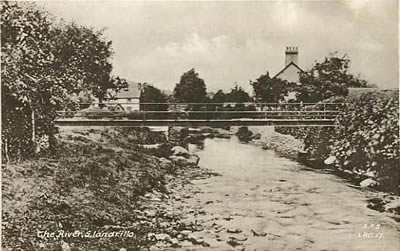 Footbridge 1940 postcard